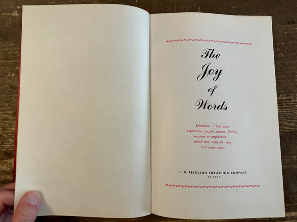 1960 The Joy of the Words