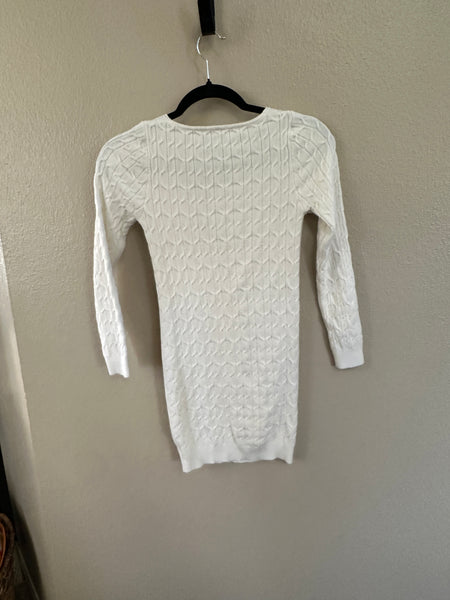 Shein White Sweater Dress