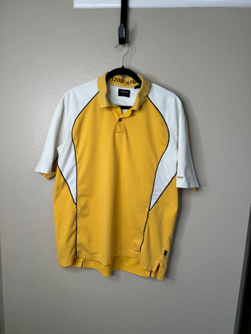 Izod Cool Fx Men's Yellow Short Sleeve Shirt