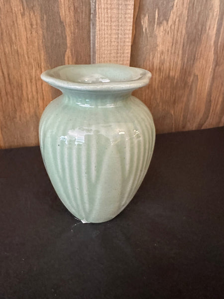 Jade Stoneware Vase