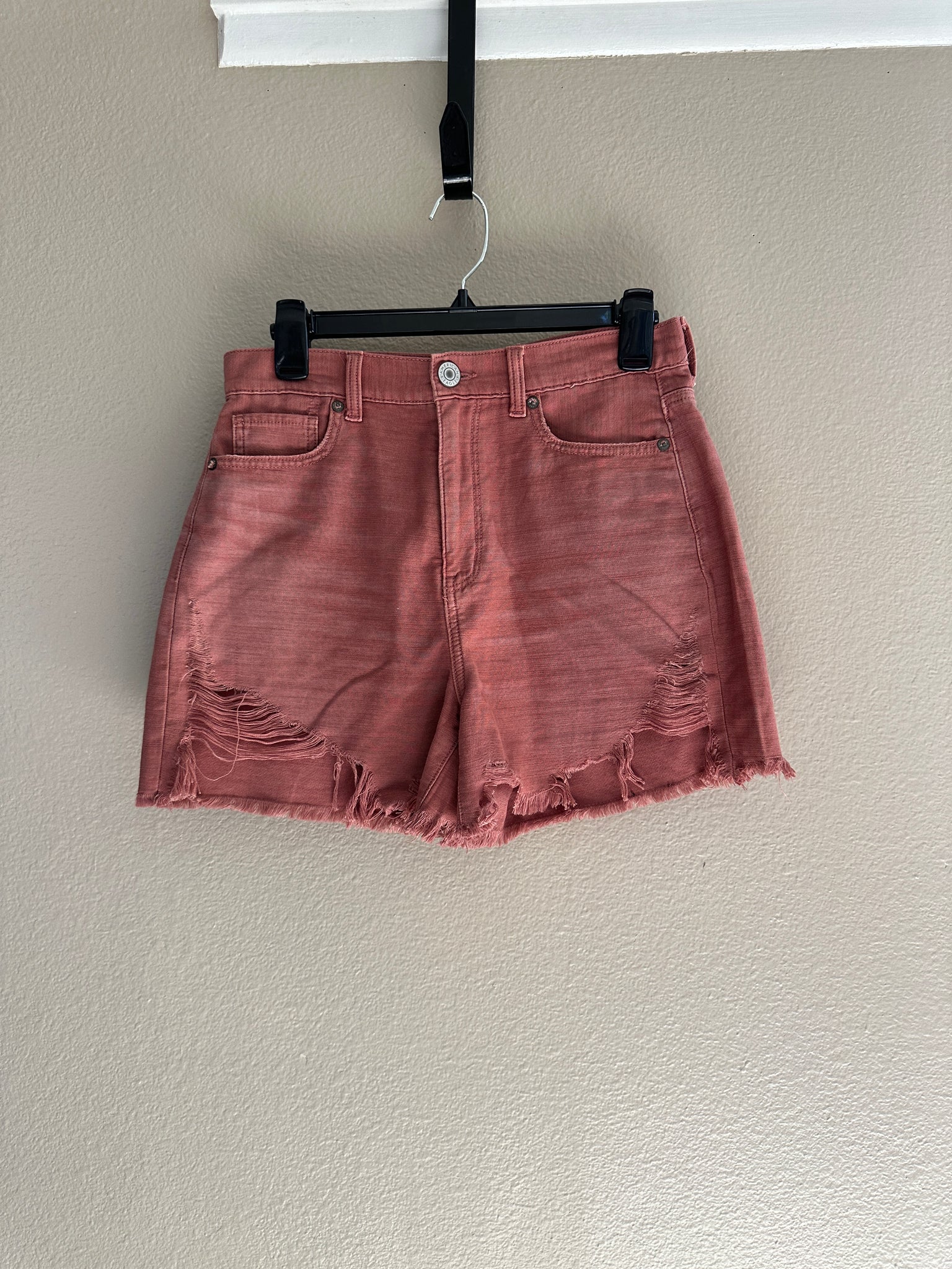 American Eagle Highest Rise Pink Shorts