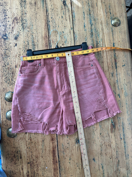 American Eagle Highest Rise Pink Shorts