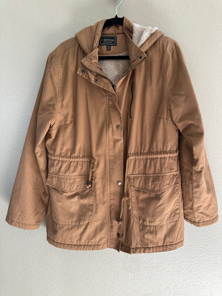 C'Esttoi Brown Jacket with Fuzzy Lining