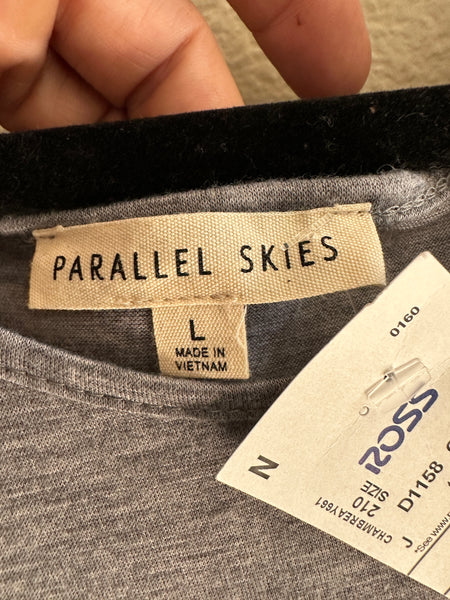 Parallel Skies Gray Blouse-NWT