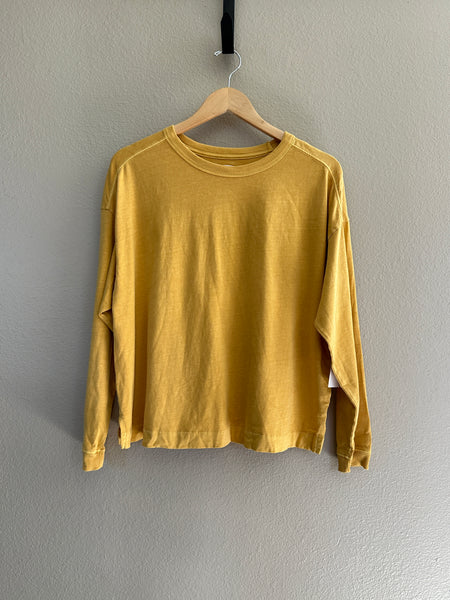 Old Navy Yellow Long Sleeve Shirt-NWT