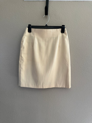 81st &amp; Park Cream Pencil Skirt