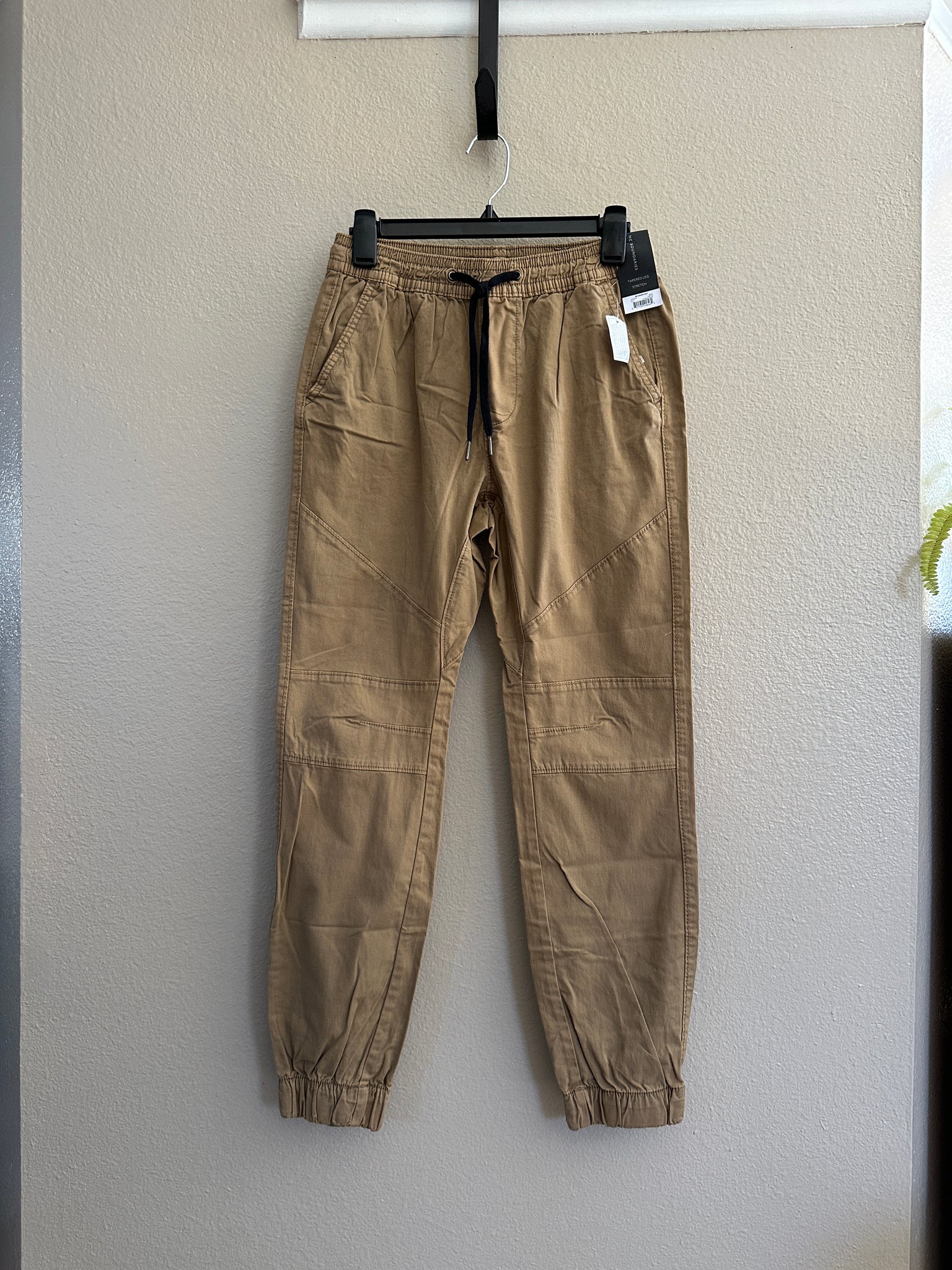 No Boundaries Tan Men's Joggers-NWT