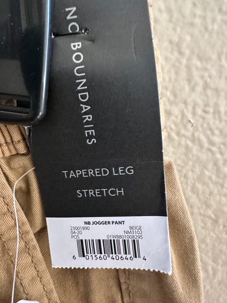 No Boundaries Tan Men's Joggers-NWT