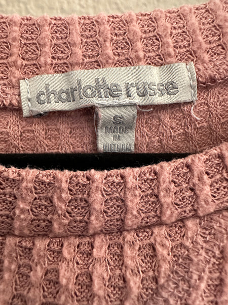 Charlotte Russe Pink Short Sweater