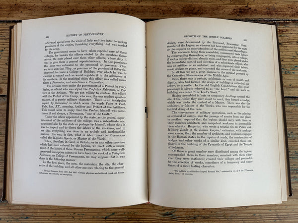 1921 Mackey's Revised History of Freemasonry Volume 2 inside pages