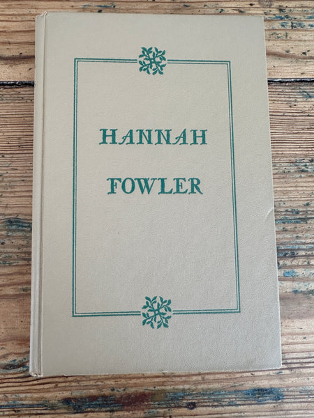 1956 Hannah Fowler front cover