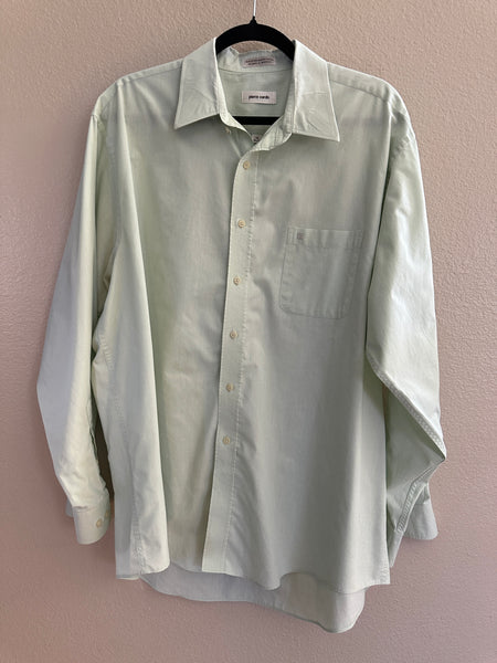 Pierre Cardin Light Green Dress Shirt