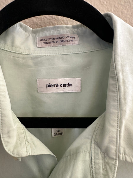 Pierre Cardin Light Green Dress Shirt