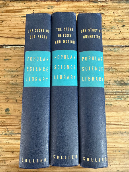 1954 Popular Science Library Set of 3