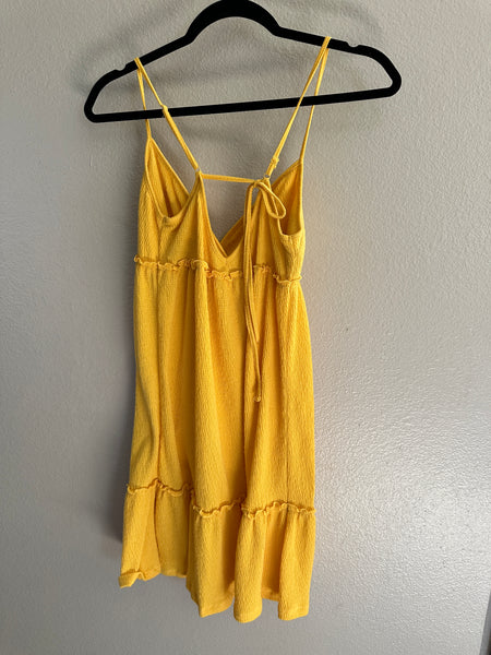 Yellow Sleeveless Dress