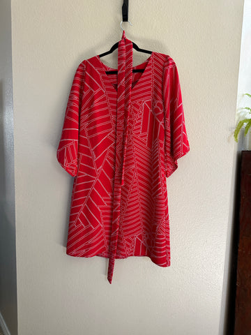 Manuheali'i Red/White Dress