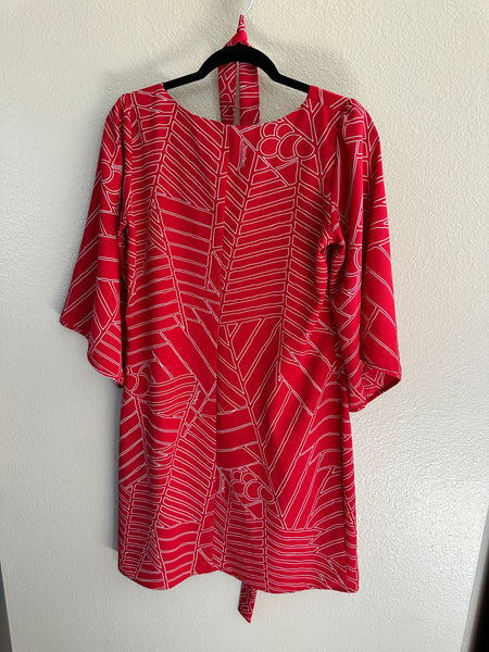 Manuheali'i Red/White Dress