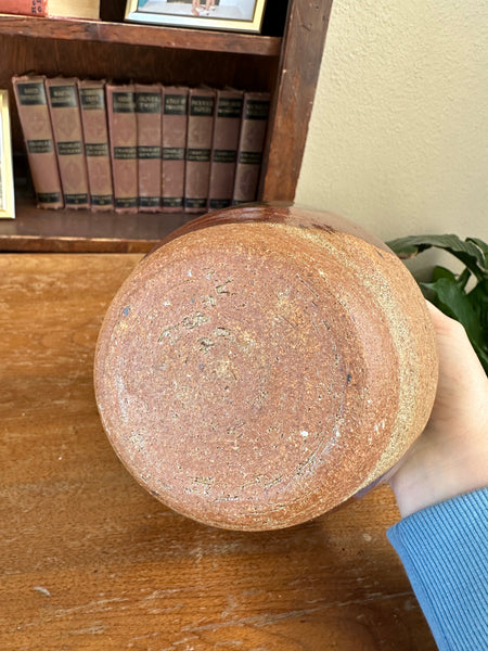 Vintage Handmade Studio Pottery Vase bottom view