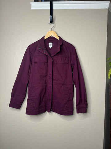 Gap Women's Maroon Long Sleeve Jacket