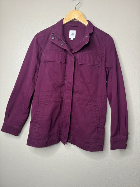 Gap Women's Maroon Long Sleeve Jacket