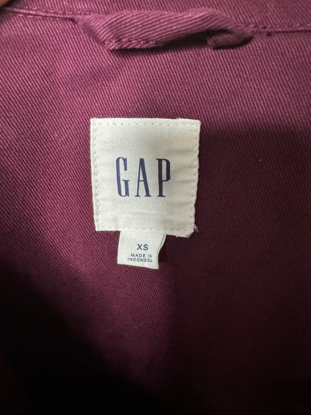 Gap Women's Maroon Long Sleeve Jacket