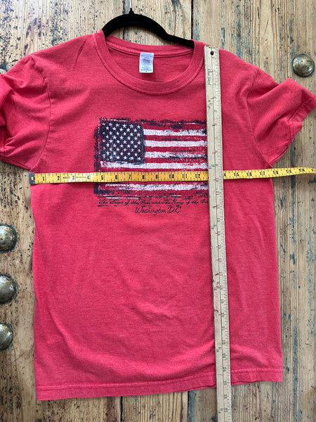 Red American Flag Shirt