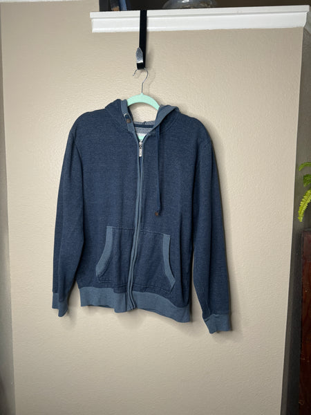 Trinity Collective Men's Blue Zip Up Sweatshirt