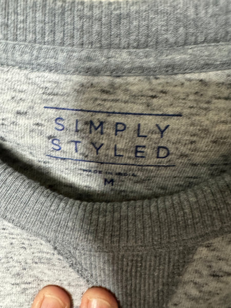 Simply Styled Men's Gray Sweatshirt