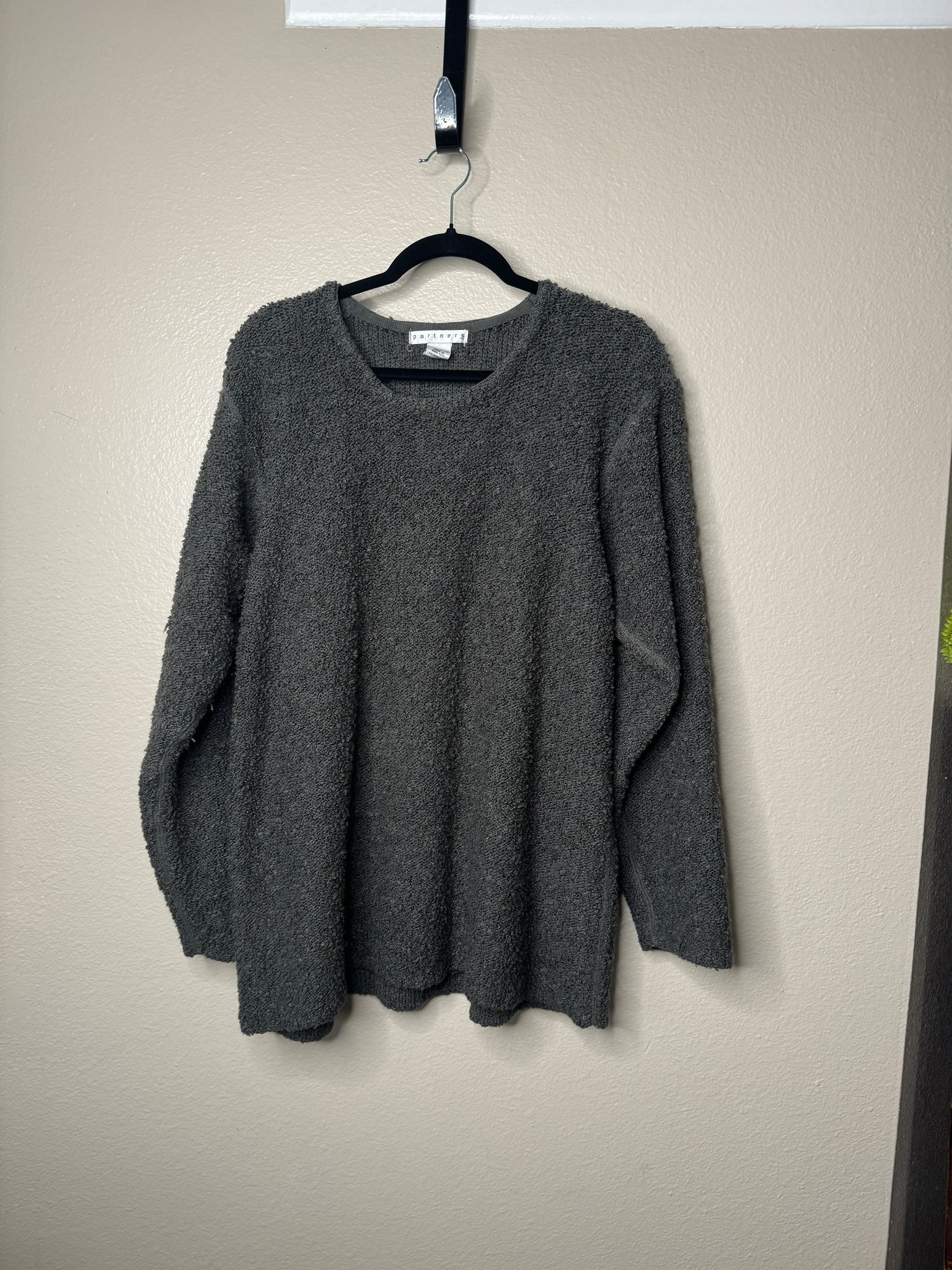 Partners Women's Gray Sweater