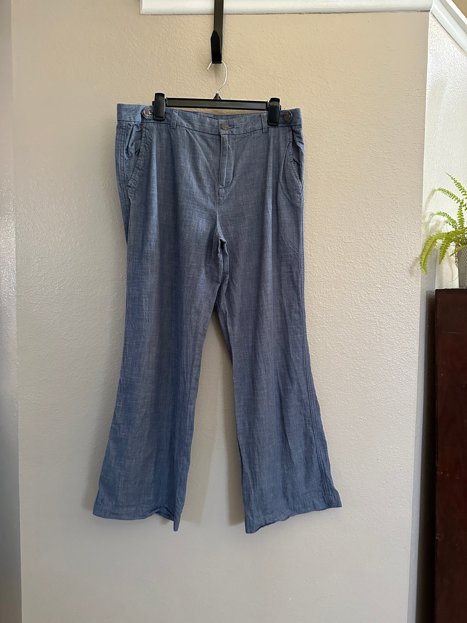 Banana Republic Blue Wide Leg Pants