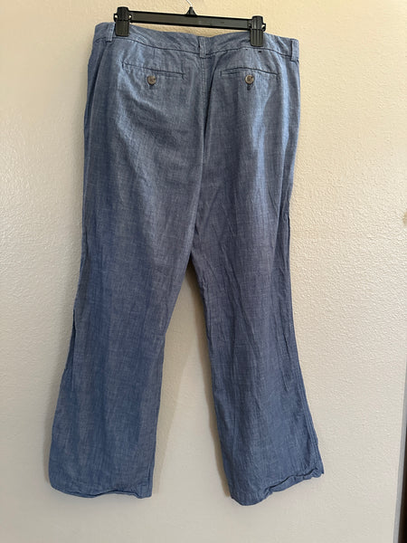 Banana Republic Blue Wide Leg Pants