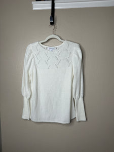 Liz Claiborne Women's White Sweater