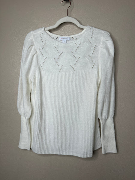 Liz Claiborne Women's White Sweater