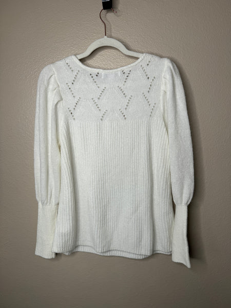 Liz Claiborne Women's White Sweater