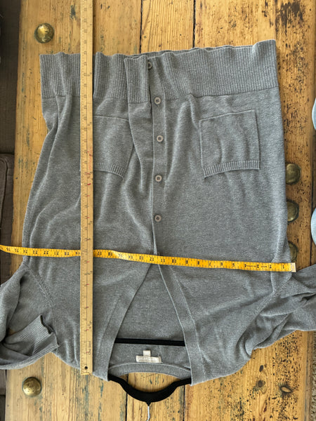 Women Within Women's Gray Cardigan