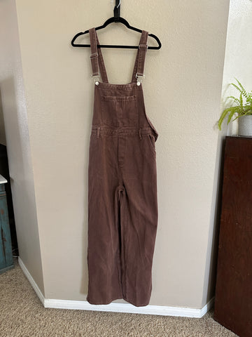 Shein Brown Overalls