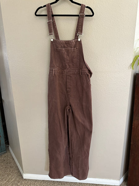 Shein Brown Overalls