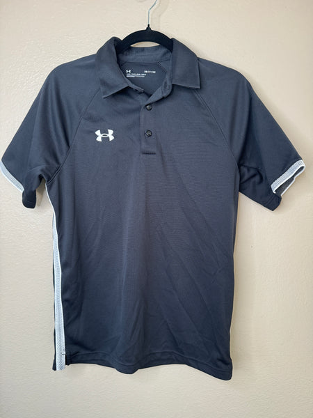 Under Armour Men's Black Short Sleeve Polo