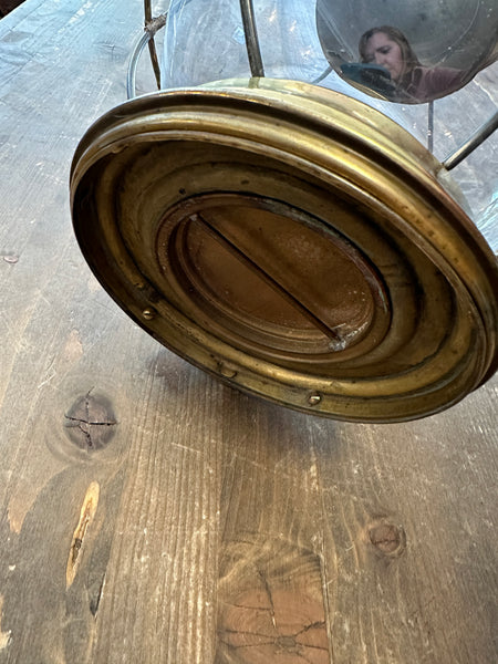Vintage Brass Onion Ship Lantern