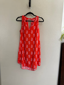 Old Navy Orange Sleeveless Dress