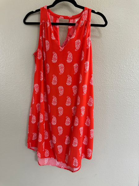 Old Navy Orange Sleeveless Dress