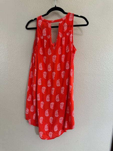 Old Navy Orange Sleeveless Dress