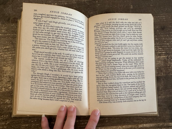 1948 Annie Jordan: A Novel of Seattle pages 188-189