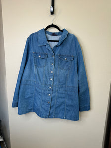 Roaman's Women's Denim Jacket