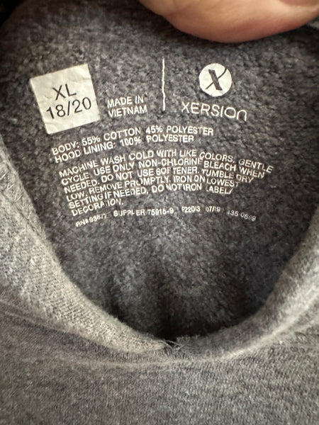 Xersion Change the Game Gray Hoodie