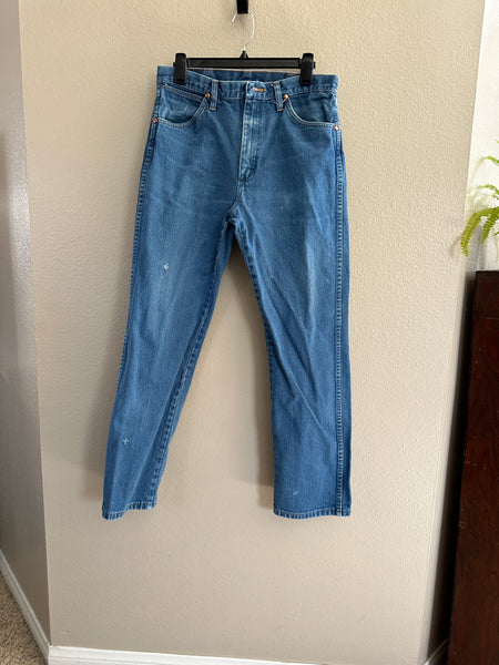 Wrangler Straight Leg Jeans-Small holes