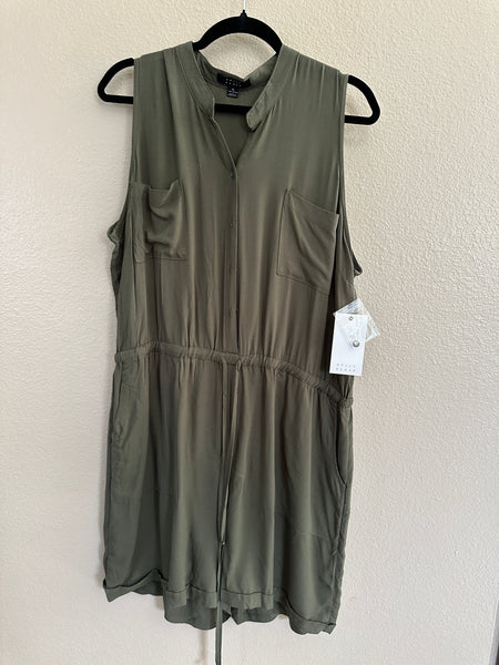 Kelly Renee Green Romper-NWT