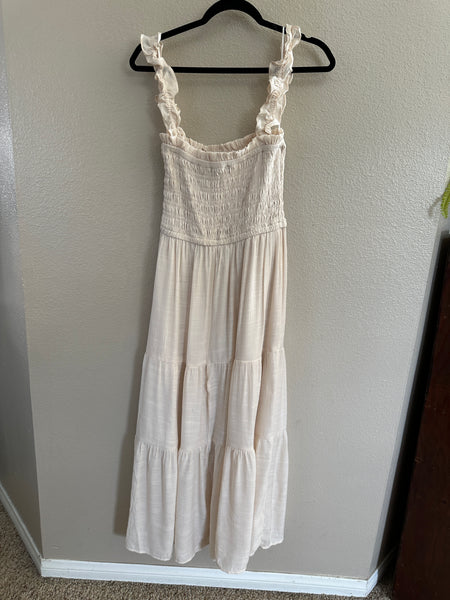 Love Tree Cream Long Dress-NWT