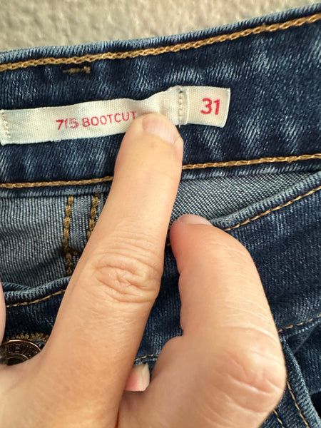 Levi's 715 Bootcut Jeans