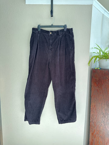 Vintage Cambridge Classics Black Corduroy Pants